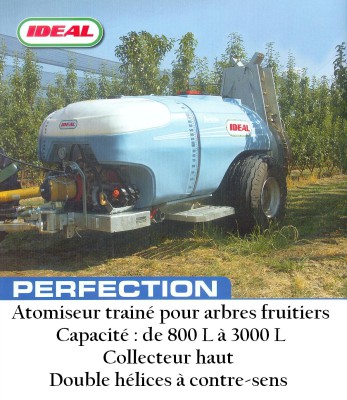 Atomiseur trainé pour arbres fruitiers