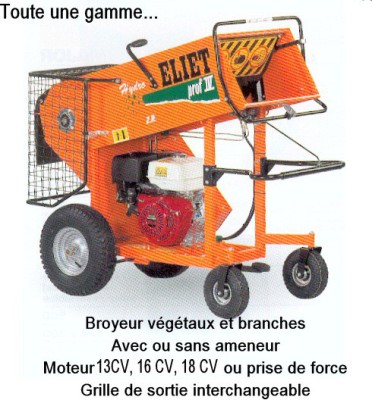 Broyeur végétaux et branches