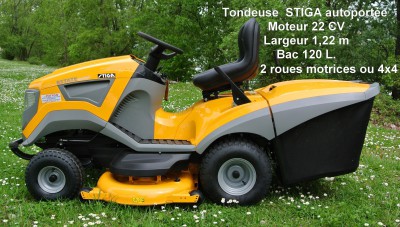 Tondeuse STIGA autoportée