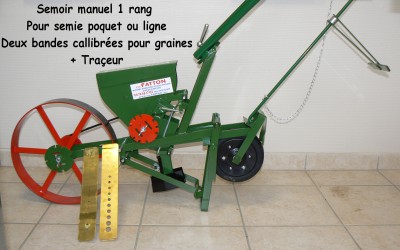 Semoir légumes manuel 1 rang