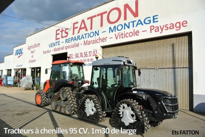 Tracteurs à chenilles 95 CV