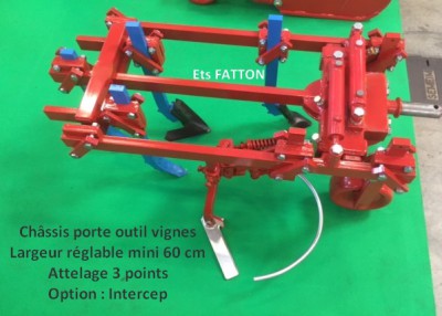 Châssis porte outil vignes