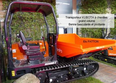 Transporteur KUBOTA à chenilles