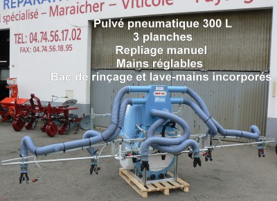 Pulvé pneumatique légumes 300 L