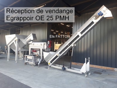 Réception de vendange PMH Vinicole