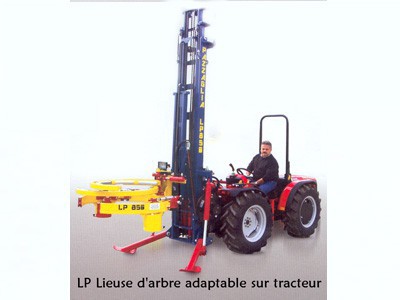 Lieuse d'arbre adaptable sur tracteur