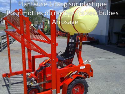 Planteuse 1 rang sur plastique Checchi & Magli