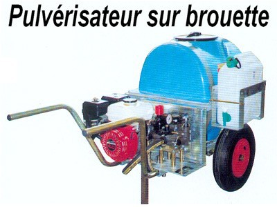 Pulvérisateur sur brouette