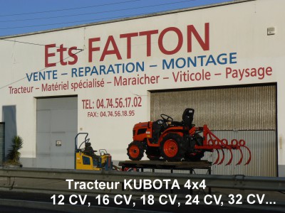 Tracteur KUBOTA 4X4