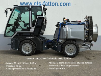 Tracteur VIROC 4x4 à double articulation