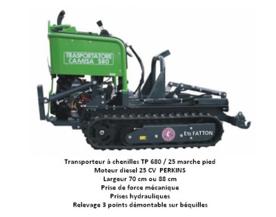 Transporteur CAMISA TP 680 / 25