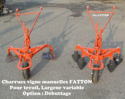 Charrue treuil vignes FATTON