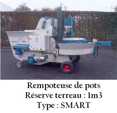 Rempoteuse de pots