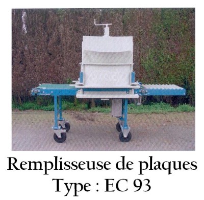 Remplisseuse de plaques