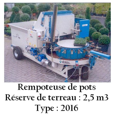 Rempoteuse de pots