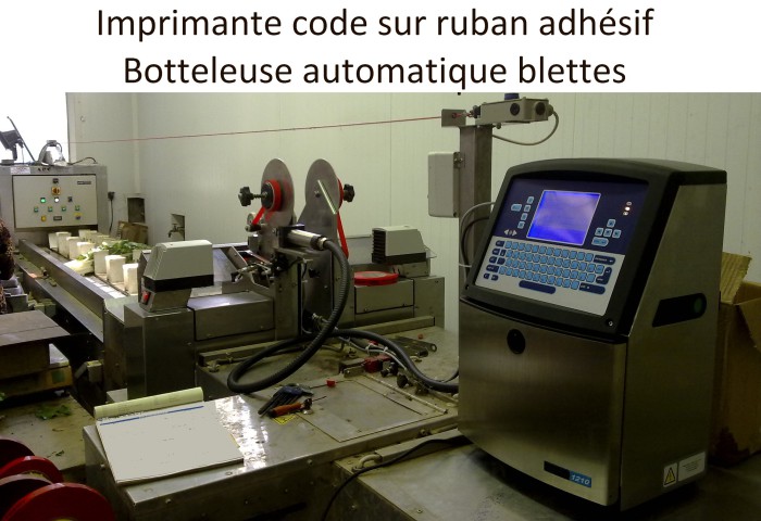 Imprimante code sur ruban adhésif