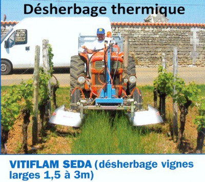 DÉSHERBEUR THERMIQUE VITICOLE - Humeau viticulture